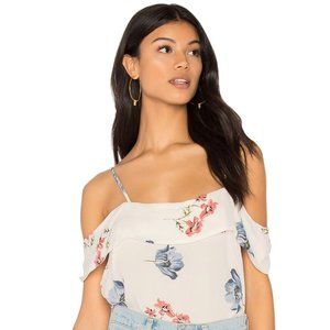 Bardot Floral Wrap Top - Dawn Floral - Size XS